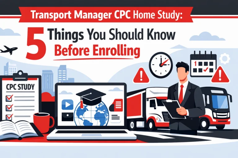Transport Manager CPC Home Study: 5 Things You Should Know Before Enrolling