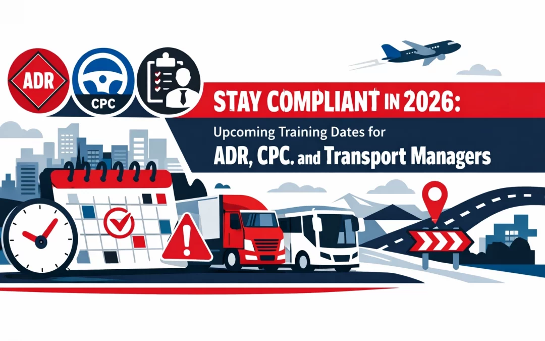 Stay Compliant in 2026: Upcoming Training Dates for ADR, CPC, and Transport Managers