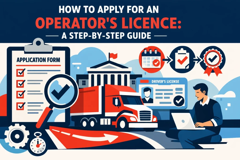 How to Apply for an Operator’s Licence: A Step-by-Step Guide