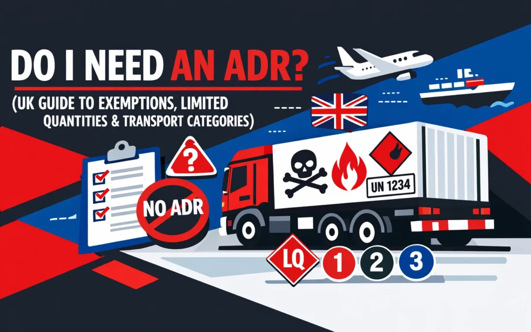 Do I Need an ADR? (UK Guide to Exemptions, Limited Quantities & Transport Categories)