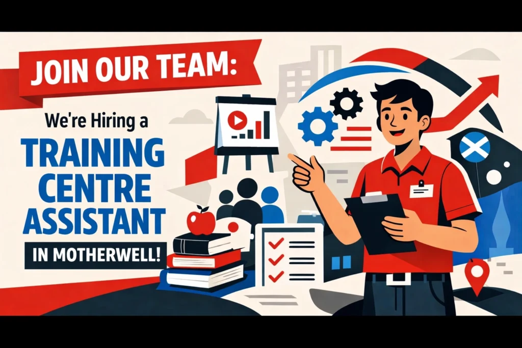Join Our Team: We’re Hiring a Training Centre Assistant in Motherwell!