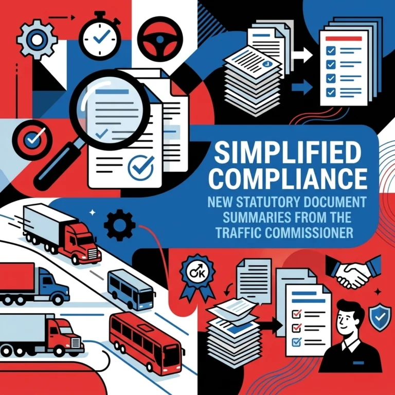 Simplified Compliance: New Statutory Document Summaries from the Traffic Commissioner