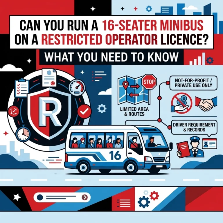 Can You Run a 16-Seater Minibus on a Restricted Operator Licence? What You Need to Know